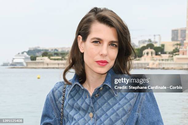 Charlotte Casiraghi attends the Chanel Cruise 2023 Collection on May 05, 2022 in Monte-Carlo, Monaco.