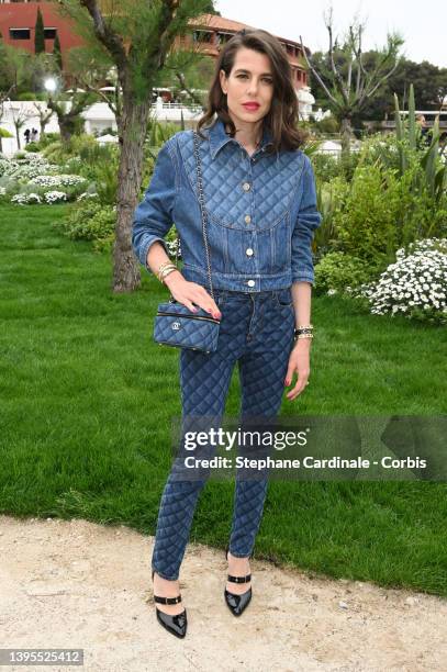 Charlotte Casiraghi attends the Chanel Cruise 2023 Collection on May 05, 2022 in Monte-Carlo, Monaco.