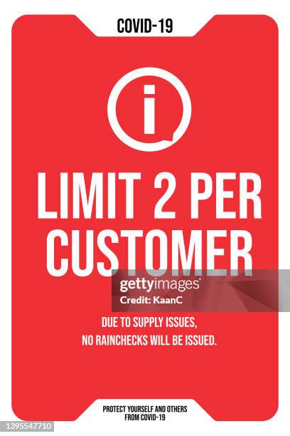 supply issues information sign for coronavirus or covid-19 vector stock illustration. - uk shopping centre stock illustrations
