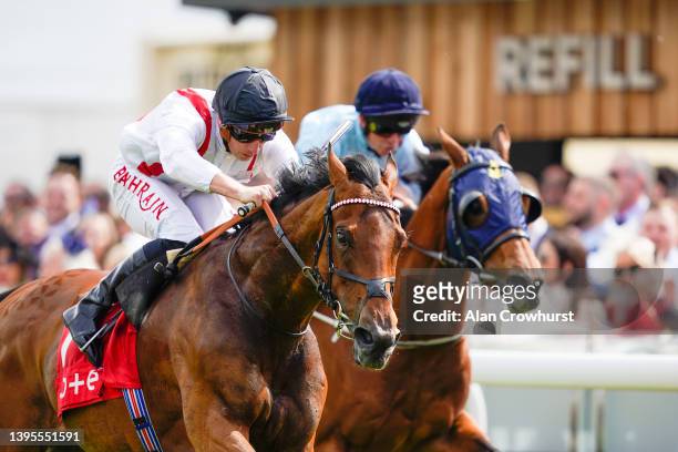 Tom Marquand riding Hamish win The tote.co.uk Proud To Support Chester Racecourse Ormonde Stakes at Chester Racecourse on May 05, 2022 in Chester,...