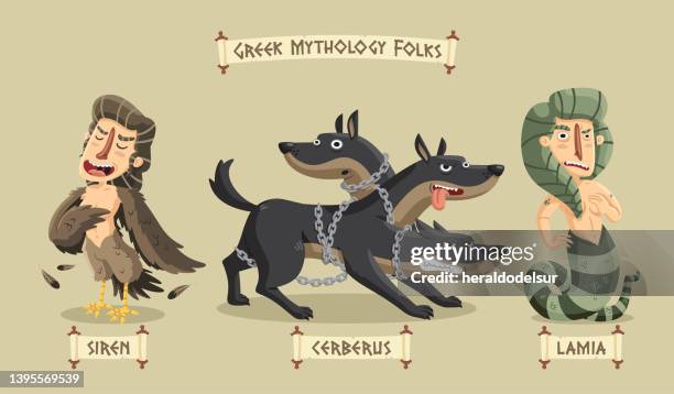 greek mythology folks - greek mythology stock illustrations