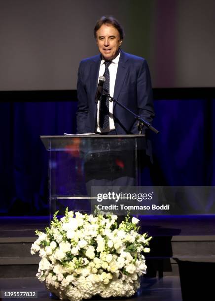 Kevin Nealon speaks onstage at "Norm Macdonald: Nothing Special" during Netflix Is A Joke at The Fonda Theatre on May 03, 2022 in Los Angeles,...