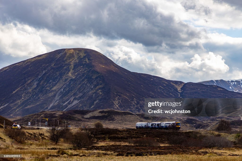 ScotRail Train in the Cairngorms National Park