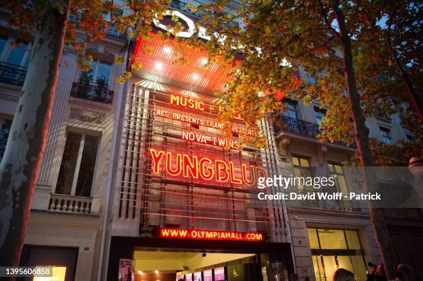 General View from Yungblud at L'Olympia on May 05, 2022 in Paris, France.