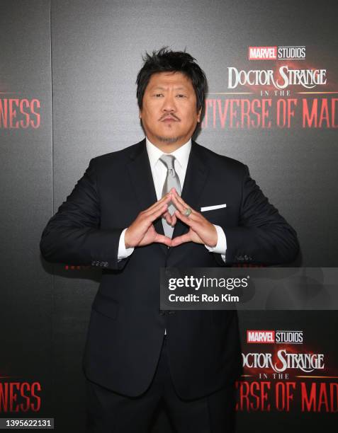 Benedict Wong attends Marvel's "Doctor Strange In The Multiverse Of Madness" New York Screening at The Gallery at 30 Rock on May 05, 2022 in New York...