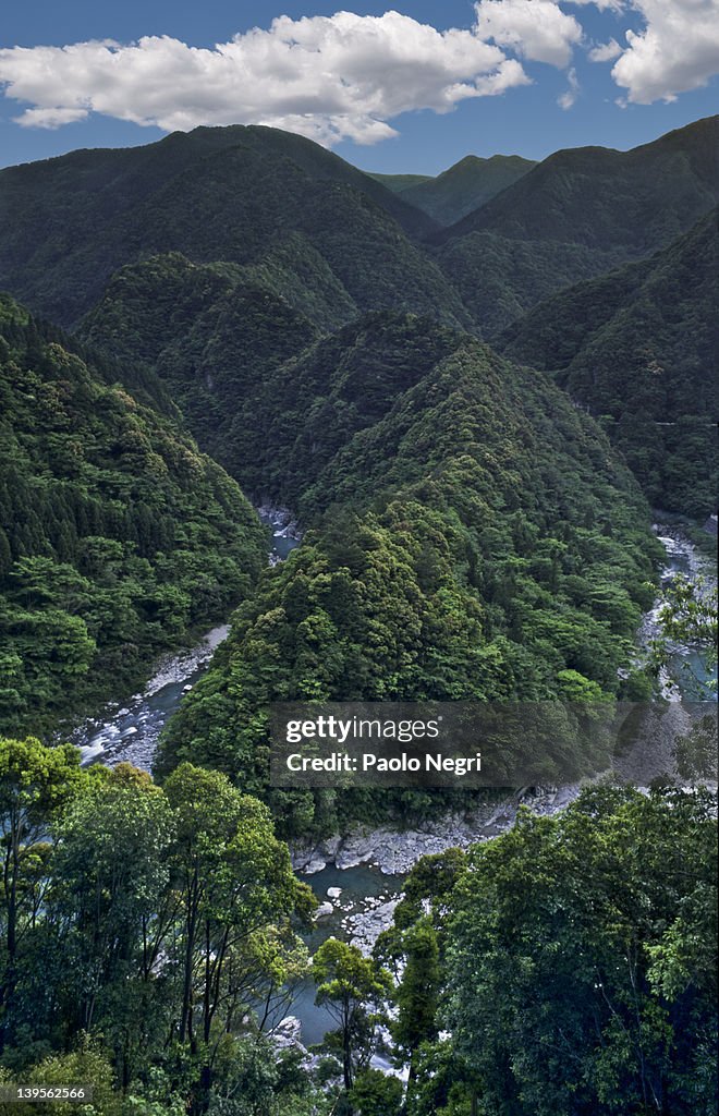 Iya valley and hidden mountain regions, Japan