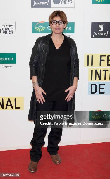 Actress Neus Sanz attends the International Magicians Festival at Circo Price Theatre on February 22, 2012 in Madrid, Spain.
