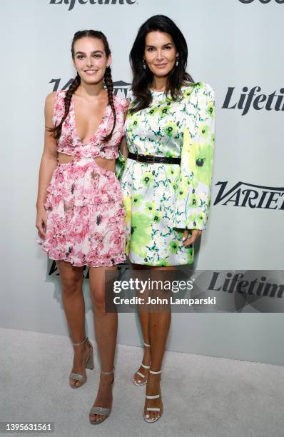 Finley Faith Sehorn and Angie Harmon attend Variety's 2022 Power Of Women at The Glasshouse on May 05, 2022 in New York City.