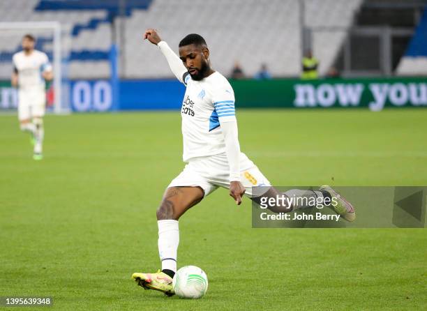 Gerson Santos da Silva of Marseille during the UEFA Europa Conference League Semi Final Leg Two match between Olympique Marseille and Feyenoord...