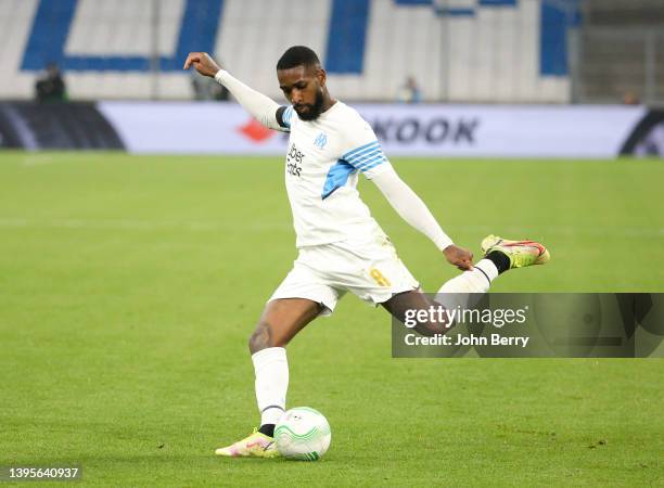 Gerson Santos da Silva of Marseille during the UEFA Europa Conference League Semi Final Leg Two match between Olympique Marseille and Feyenoord...