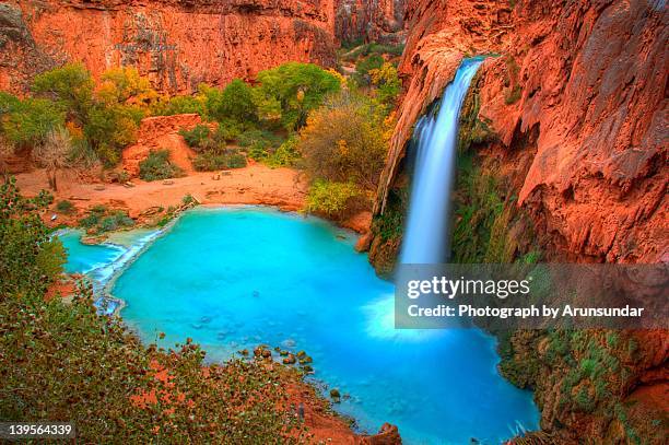 havasupai falls - lake havasu stock pictures, royalty-free photos & images