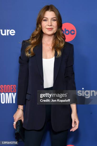 Ellen Pompeo attends the "Grey's Anatomy" Wrap Celebration at Dream Hollywood on May 05, 2022 in Los Angeles, California.