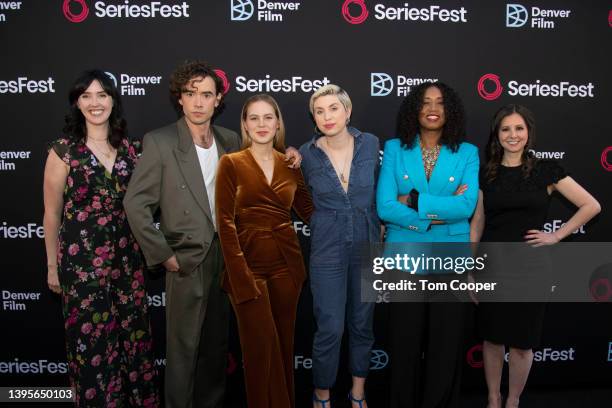 Claire Taylor Director of Programming SeriesFest, Jamie Blackley, Alicia von Rittberg, Anya Reiss Creator and Executive producer, Kathryn Busby...