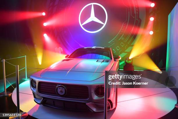 View of atmosphere during the WILL.I.AMG Event with will.i.am hosted by Mercedes-AMG at the Mercedes-AMG Experience Center on May 05, 2022 in Miami,...