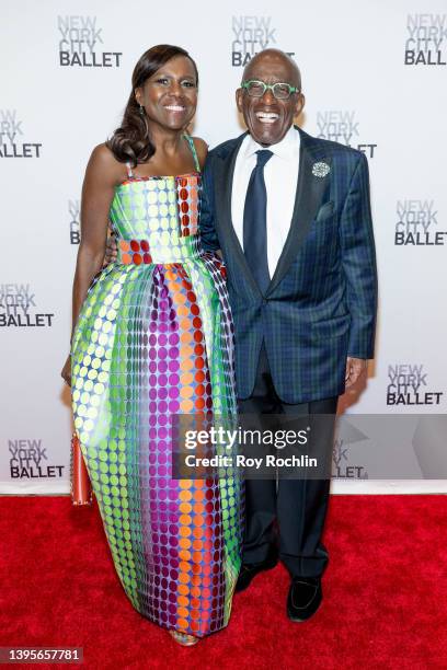 Deborah Roberts and Al Roker attend the 2022 New York Ballet Spring Gala at David H. Koch Theater, Lincoln Center on May 05, 2022 in New York City.