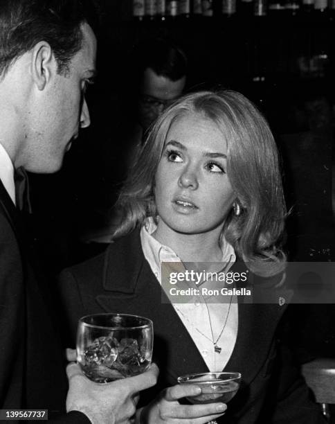 Actress Joey Heatherton attends the grand opening of The Tarkington Club on May 13, 1968 in New York City.