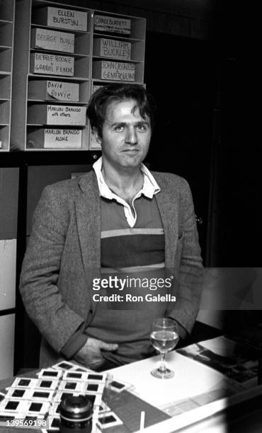 Photographer Gerard Malanga sighted on November 6, 1981 at Ron Galella's Office in New York City.