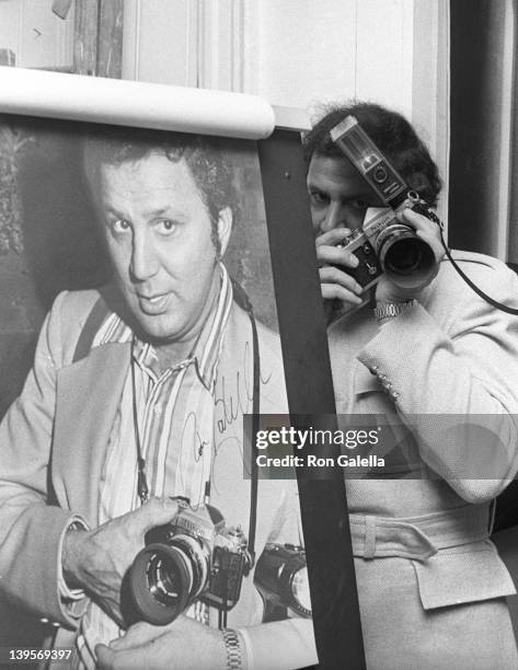 Photographer Ron Galella attends Photo Exhibit on April 20, 1975 at Salon de Refuses in New York City.