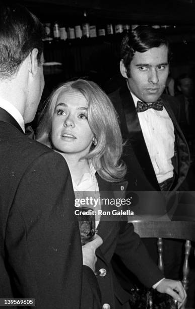 Actress Joey Heatherton and author Bruce Jay Friedman attend the grand opening of The Tarkington Club on May 13, 1968 in New York City.