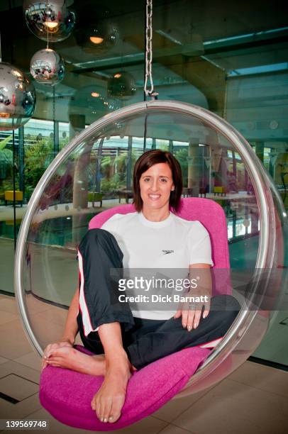 English swimmer Karen Pickering posed in Finchley, North London on 26th June 2011.