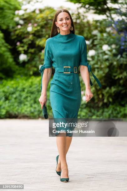 Catherine, Duchess of Cambridge arrives to present The Queen Elizabeth II Award for British Design at an event hosted by the British Fashion Council...