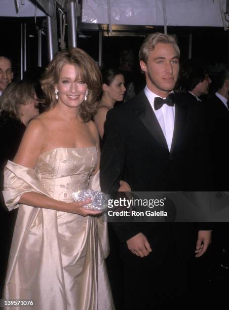Actress Deidre Hall and actor Kyle Lowder attend the 28th Annual Daytime Emmy Awards on May 18, 2001 at Radio City Music Hall in New York City.