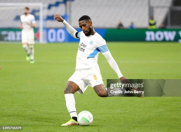 Gerson Santos da Silva of Marseille during the UEFA Europa Conference League Semi Final Leg Two match between Olympique Marseille and Feyenoord...