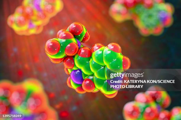 illustrations, cliparts, dessins animés et icônes de lsd molecule, illustration - lsd