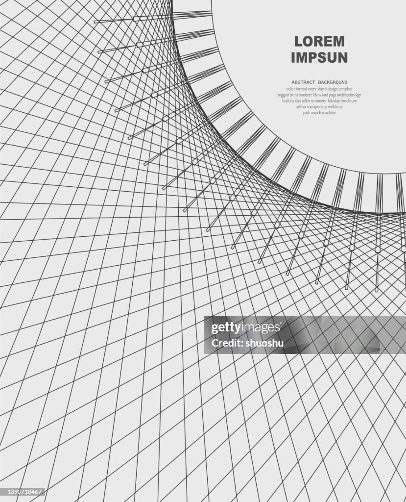 Abstract Black And White Net Line Style Cyber Concept Technology ...