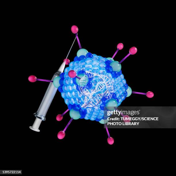 adenovirus as a viral vector, illustration - trojan horse virus stock illustrations