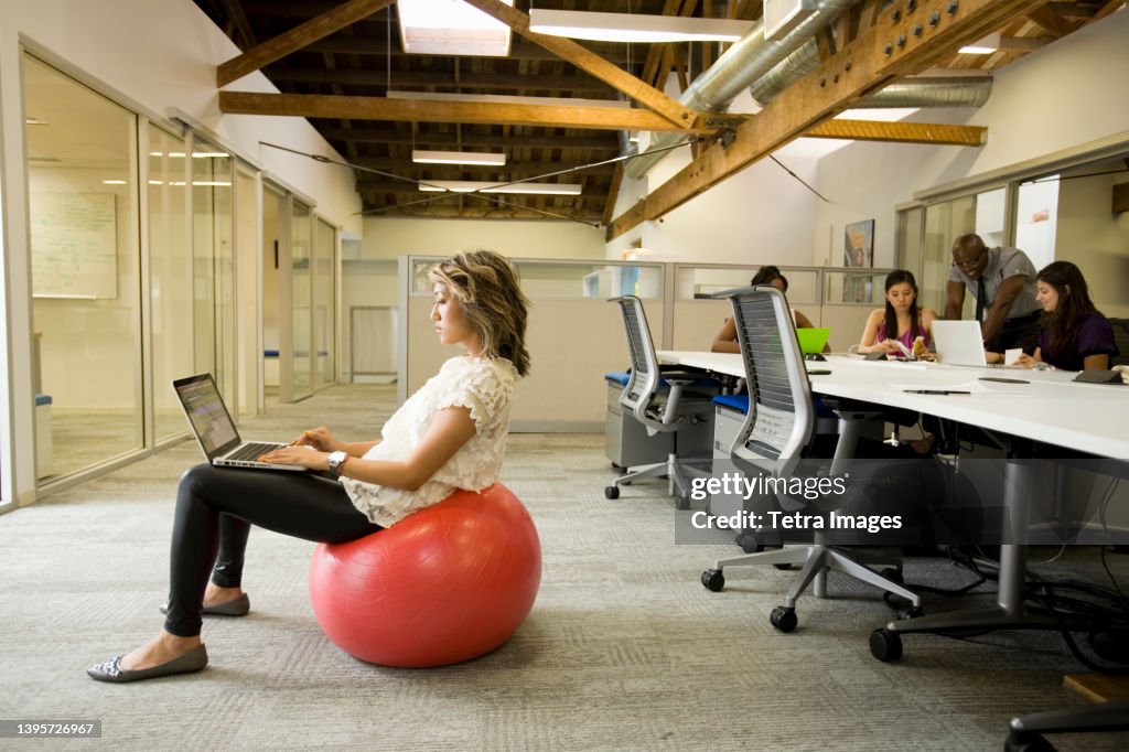 Group of people in coworking office
