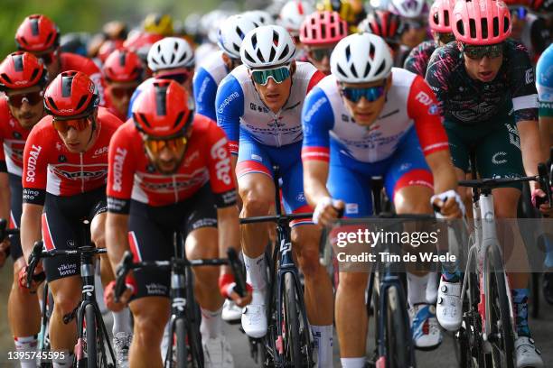Jacopo Guarnieri of Italy and Team Groupama - FDJ competes during the 105th Giro d'Italia 2022, Stage 1 a 195km stage from Budapest to Visegrád 337m...