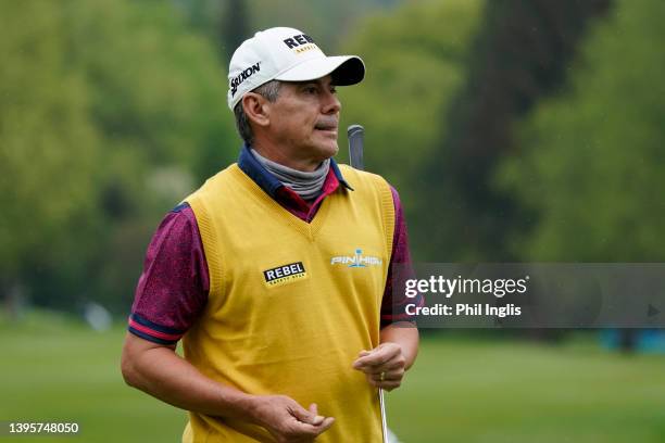 Adilson DaSilva of Brazil in action during Day One of the Riegler & Partner Legends at Murhof Golf Club on May 06, 2022 in Frohnleiten, Austria.