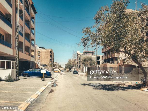 mobile device photo of a street in baghdad - baghdad skyline stock pictures, royalty-free photos & images