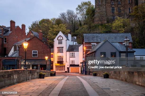 framwellgate bridge, durham, england - durham england stock-fotos und bilder