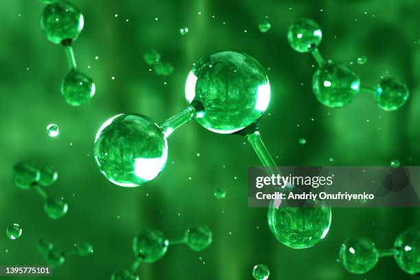 hydrogen atom - structure molecule ストックフォトと画像
