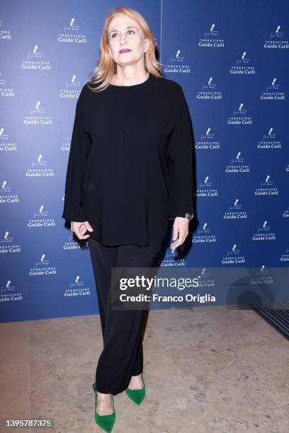 Monica Maggioni attends the Guido Carli Prize at Auditorium Parco Della Musica on May 06, 2022 in Rome, Italy.