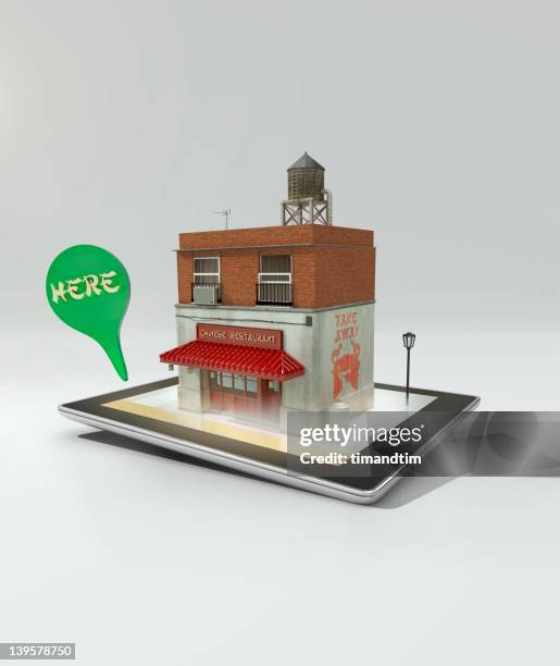 augmented reality on a tablet computer - pop up stock pictures, royalty-free photos & images