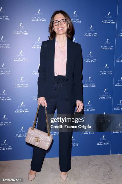 Italian Minister Mariastella Gelmini attends the Guido Carli Prize at Auditorium Parco Della Musica on May 06, 2022 in Rome, Italy.