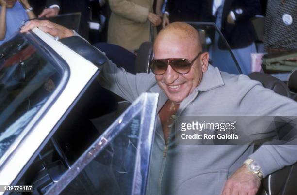 Actor Telly Savalas attends the 51st Annual Academy Awards Rehearsals on April 8, 1979 at Dorothy Chandler Pavilion, Los Angeles Music Center in Los...