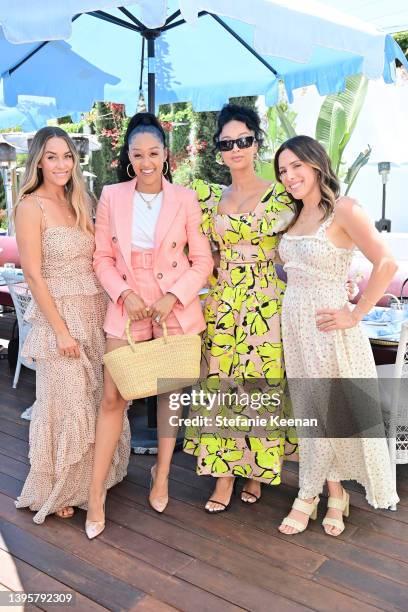 Lauren Conrad, Tia Mowry, Draya Michele, and Hannah Skvarla as The Little Market Celebrates Mother's Day 2022 at Issima at La Peer Hotel on May 06,...