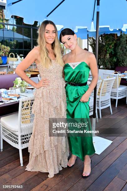 Lauren Conrad and Phoebe Gates as The Little Market Celebrates Mother's Day 2022 at Issima at La Peer Hotel on May 06, 2022 in West Hollywood,...