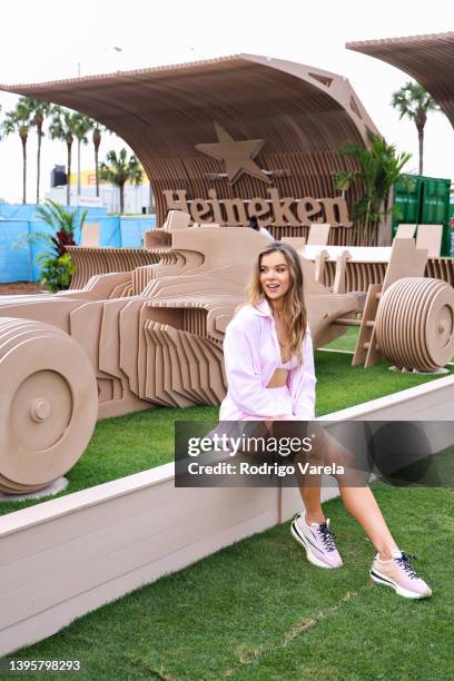 Hailee Steinfeld as part of the Heineken® 'When You Drive Never Drink' campaign launch ahead of the F1 Grand Prix of Miami at the Miami International...