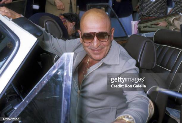 Actor Telly Savalas attends the 51st Annual Academy Awards Rehearsals on April 8, 1979 at Dorothy Chandler Pavilion, Los Angeles Music Center in Los...