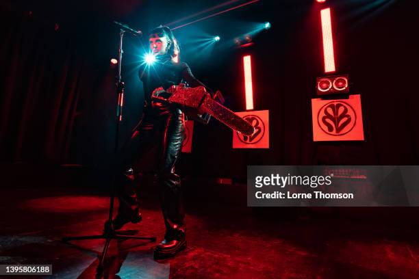 Rebecca Black performs at Colours Hoxton on May 06, 2022 in London, England.
