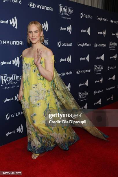 Tommy Dorfman attends 33rd Annual GLAAD Media Awards at New York Hilton Midtown on May 06, 2022 in New York City.