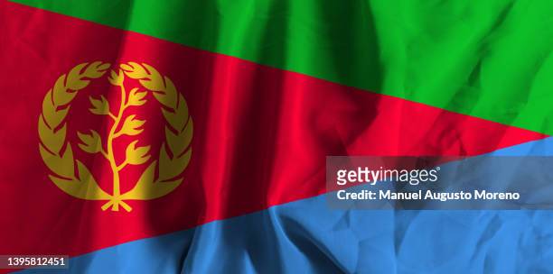 flag of eritrea - asmara eritrea stock pictures, royalty-free photos & images