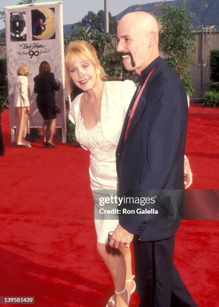 Actress Stella Stevens and musician Bob Kulick attend the "Bob Hope: The First 90 Years" - Television Special to Celebrate Bob Hope's 90th Birthday...