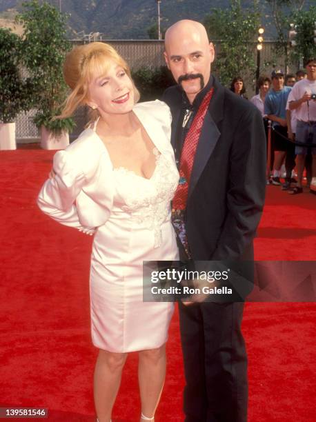 Actress Stella Stevens and musician Bob Kulick attend the "Bob Hope: The First 90 Years" - Television Special to Celebrate Bob Hope's 90th Birthday...