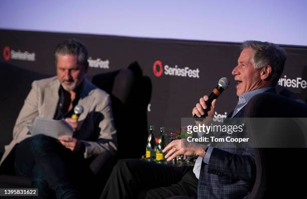 Chief Executive Officer of Liberty Global Mike Fries and CEO of Lions Gate Entertainment Jon Feltheimer speak at SeriesFest Season 8: Innovation...